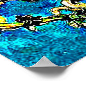 Van Gogh - Almond-Blüten Poster (Ecke)