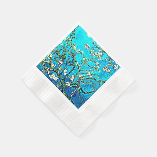 Van Gogh - Almond-Blüten Serviette (Ecke)
