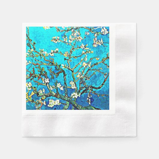 Van Gogh - Almond-Blüten Serviette (Vorderseite)