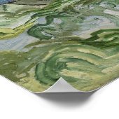 Van Gogh - Ansicht von Auvers Poster (Ecke)