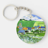 Van Gogh - Ansicht von Auvers Schlüsselanhänger (Vorderseite)