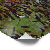 Van Gogh - Ansicht von Saintes-Maries Poster (Ecke)