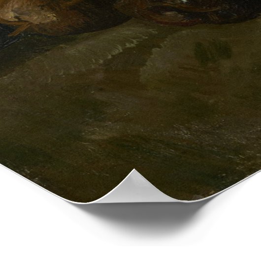 Van Gogh - Äpfelkörbe Poster (Ecke)