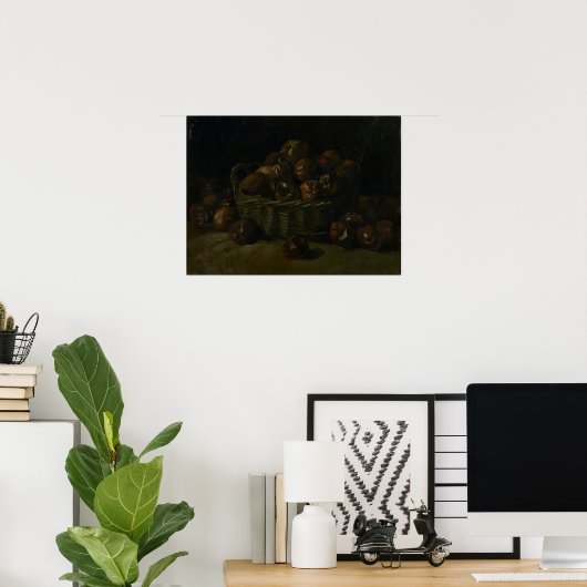 Van Gogh - Äpfelkörbe Poster (Heimbüro)