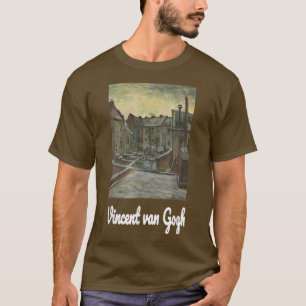 Van Gogh Art Backyards of Old Houses in Antwerpen T-Shirt