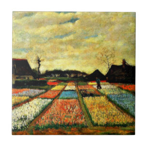 Van Gogh art: Blume-Betten in Holland Fliese