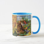 VAN GOGH ART COFFEE MUGS - VANGOGHIZED GIFTS TASSE<br><div class="desc">Bestellen Sie diese Van Gogh-Tasse, um sie Ihrer Sammlung hinzuzufügen. Diese Ringer-Tasse hat 3 Gemälde von Vincent Van Gogh, darunter "Houses in Auvers", "Young Man with Cornflower" und "Avenue of Schlicht Trees near Arles Station". Diese Gemälde sind farbreich und außergewöhnlich schön. Nutzen Sie sie, um Ihrem Küchen- und Speisedesign oder...</div>