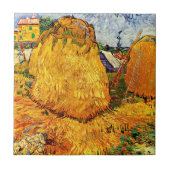 Van Gogh Art: Hystacks in der Provence Fliese (Vorderseite)