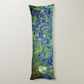 Van Gogh Art Irises Seitenschläferkissen (Rückseite (Vertikal))