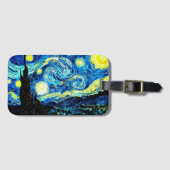 Van Gogh Art, Starry Night, berühmtes Bild Gepäckanhänger (Vorderseite (Horizontal))