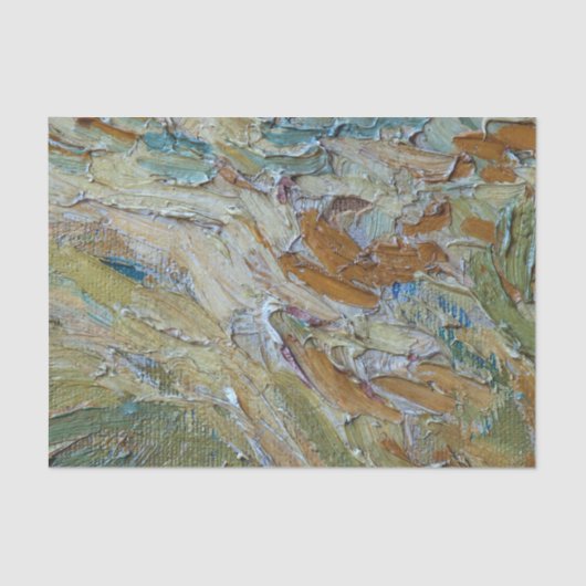 Van Gogh Artist Painting Abstract Brush Stroke Seidenpapier (Vorderseite)