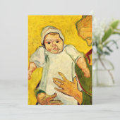 Van Gogh - Augustine Roulin und ihr Baby Karte (Stehend Vorderseite)