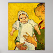 Van Gogh - Augustine Roulin und ihr Baby Poster (Vorne)