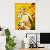 Van Gogh - Augustine Roulin und ihr Baby Poster (Heimbüro)
