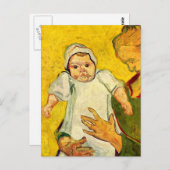 Van Gogh - Augustine Roulin und ihr Baby Postkarte (Vorne/Hinten)
