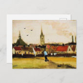 Van Gogh - Aussicht auf Den Haag mit der Neuen Kir Postkarte (Vorne/Hinten)