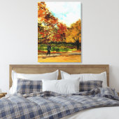 Van Gogh - Aussicht auf einen Park in Paris Leinwanddruck (Insitu (Schlafzimmer))