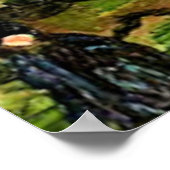 Van Gogh - Aussicht auf einen Park in Paris Poster (Ecke)