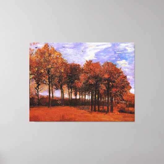 Van Gogh - Autumn Landscape, Leinwanddruck (Vorderseite)