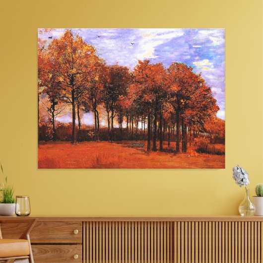 Van Gogh - Autumn Landscape, Leinwanddruck (Insitu (Wohnzimmer))