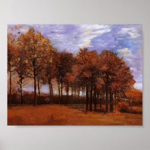 Van Gogh - Autumn Landscape Poster
