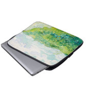 Van Gogh. Auvers für grüne Weizenfelder. Impressio Laptopschutzhülle (Vorne Knopf)