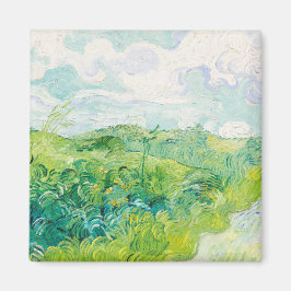 Van Gogh. Auvers für grüne Weizenfelder. Impressio Magnet