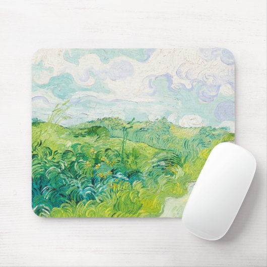 Van Gogh. Auvers für grüne Weizenfelder. Impressio Mousepad (Mit Mouse)