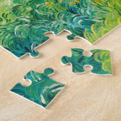 Van Gogh. Auvers für grüne Weizenfelder. Impressio Puzzle (Seite)