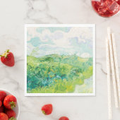 Van Gogh. Auvers für grüne Weizenfelder. Impressio Serviette (Beispiel)