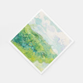 Van Gogh. Auvers für grüne Weizenfelder. Impressio Serviette (Ecke)