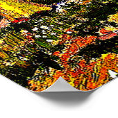 Van Gogh - Avenue of Plane Trees Poster (Ecke)