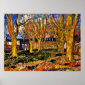 Van Gogh - Avenue of Plane Trees Poster (Vorne)