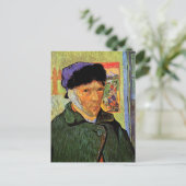van Gogh Bandaged Ear Postcard Postkarte (Stehend Vorderseite)