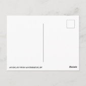 van Gogh Bandaged Ear Postcard Postkarte (Rückseite)