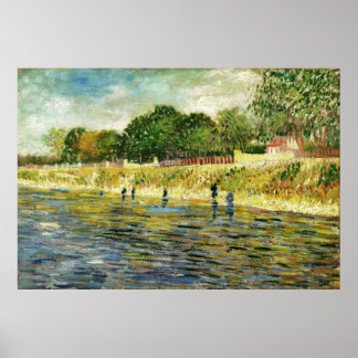 Van Gogh Banks of the Seine (F293) Kunsthandwerk Poster