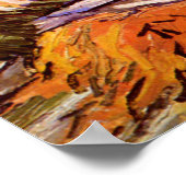 Van Gogh: Bauer Hütte in Cordeville Poster (Ecke)