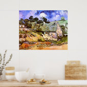 Van Gogh: Bauer Hütte in Cordeville Poster (Küche)