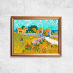 Van Gogh Bauernhaus in Provence Alte Kunst Poster<br><div class="desc">Poster von Vincent Van Gogh,  Bauernhof in der Provence,  1888. Altes Gemälde mit einem Garten voller Blume,  Häusern und leuchtenden Farbtönen im postimpressionistischen Stil. CCO Lizenz,  Public Domain Art. Frame nicht inbegriffen.</div>