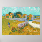 Van Gogh Bauernhaus in Provence Alte Kunst Poster (Vorne)