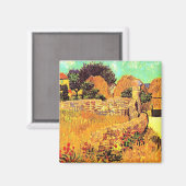 Van Gogh - Bauernhof in der Provence Magnet (Vorderseite/Rückseite)