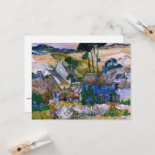 Van Gogh - Bauernhöfe bei Auvers Karte (Vorderseite/Rückseite Beispiel)