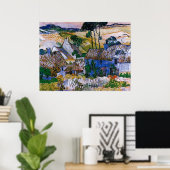 Van Gogh - Bauernhöfe bei Auvers Poster (Heimbüro)