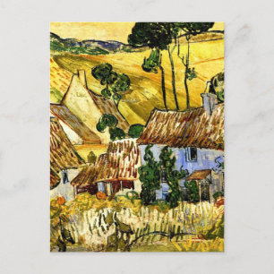 Van Gogh - Bauernhöfe bei Auvers Postkarte
