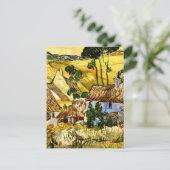Van Gogh - Bauernhöfe bei Auvers Postkarte (Stehend Vorderseite)
