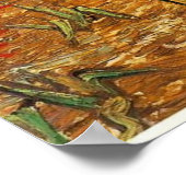 VAN GOGH - Bäume im Asylgarten Poster (Ecke)