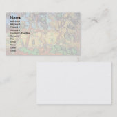 Van Gogh - Bäume im Garten des St. Paul Hospital Visitenkarte (Vorne/Hinten)