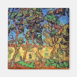Van Gogh - Bäume im Garten des St. Pauls Hospitals Magnet