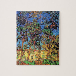 Van Gogh - Bäume im Garten des St. Pauls Hospitals Puzzle