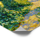 Van Gogh Bäume mit Efeu St Paul Krankenhaus Poster (Ecke)